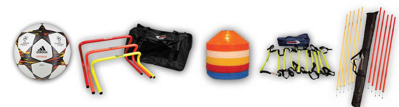 20 Bälle und Trainingsmaterial